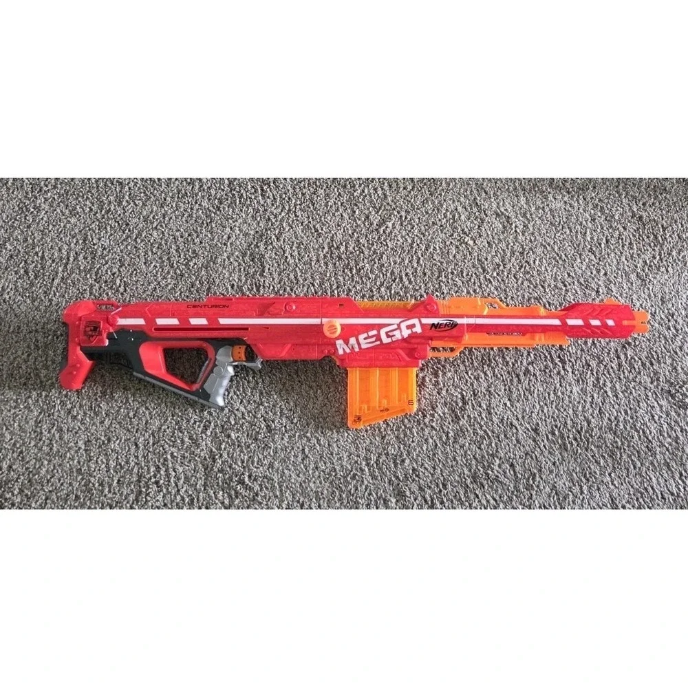 Nerf N-Strike Elite Mega Centurion Sniper Rifle Blaster Gun W/ Magazine